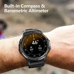Розумний смарт годинник UWatch Smart GPS Max 2 ремінці Камуфляж (2385974023) - мініатюра 7