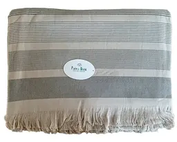 Простирадло махрове Parisa Home Pike 150х200 щільність 400 г/м2 бежеве - мініатюра 2