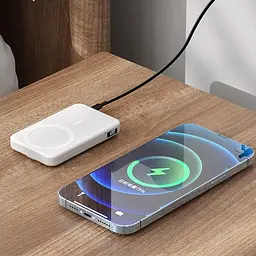 Портативний ЗП Power Bank JJT-A27-1 PD20W+QC 22.5W з БЗП 10000 mAh White - мініатюра 3