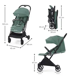 Прогулянкова коляска Kinderkraft Indy 2 Sea Green - мініатюра 8