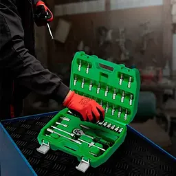 Набір інструментів Intertool ET-6046SP 46 шт. [98821] - мініатюра 9
