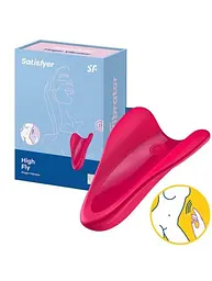 Вібратор на палець Satisfyer High Fly 6.5 см червоний - мініатюра 2