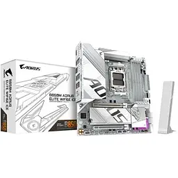 Материнська плата Gigabyte B850M Aorus Elite WiFi6E Ice Socket AM5