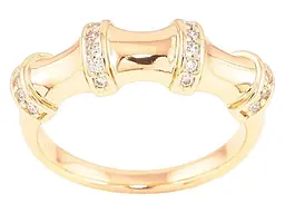 Каблучка XUPING Позолота 18K "Декоративний візерунок з цирконієм" (261007) р.19 - мініатюра 2
