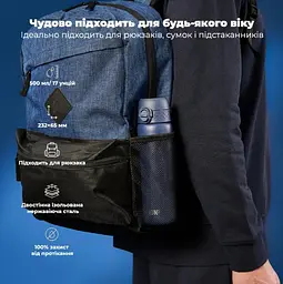 Пляшка для води металева вакуумна ION8 500 мл Vacuum Insulated Navy (I8TS500NAVY) - мініатюра 6
