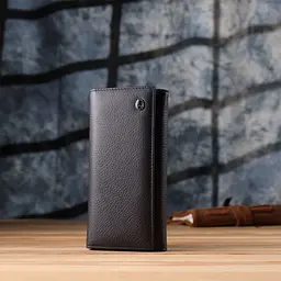 Місткий гаманець для жінок із натуральної шкіри ST Leather 23097 чорний - мініатюра 9