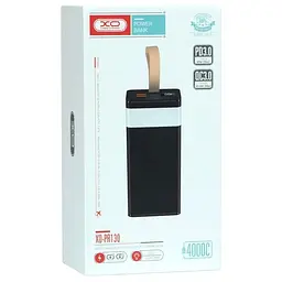 Портативний аккумулятор - універсальна батарея XO PR130 40000 mAh 22.5W чорна - мініатюра 5