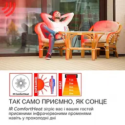 Інфрачервоний обігрівач Blumfeldt Heat Guru Plus L (2 кВт) - мініатюра 9