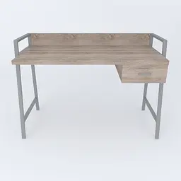 Письмовий стіл Ferrum-decor 750x1200x600 Сірий метал ДСП Дуб Сонома Трюфель 32 мм (FRD-103454) - мініатюра 3