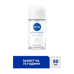 Антиперспірант Nivea Pure Invisible Anti-Perspirant 50 мл (4006000032603) - мініатюра 4