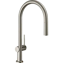 Змішувач Hansgrohe Talis 210 1jet кухонний з витяжним виливом Sbox Stainless Steel 72803800 Нержавіюча сталь