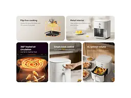 Мультипіч (аерофритюрниця) Xiaomi Air Fryer Essential 6L - мініатюра 10