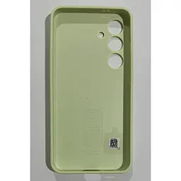 Оригінальний протиударний силіконовий чохол Samsung Silicone Case для Samsung Galaxy S24 Light Green EF-PS921TGEGWW - мініатюра 7