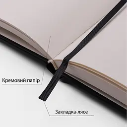 Скетчбук Santi для графіки 12х12 см 100 аркушів чорний (743187) - мініатюра 3