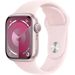 Смарт-годинник Apple Watch Series 9 GPS, 41mm, Pink, Light Pink Sport Band, M/L (Grade B) Seller Refurbished