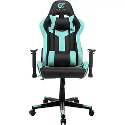 Геймерське крісло GT Racer чорне з ментоловим (X-2527 Black/Mint)