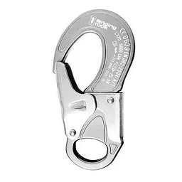Карабін монтажний Singing Rock Small Snap Hook Double Locking Сірий