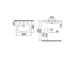 Раковина IDEVIT Vega 2801-0505 - мініатюра 5