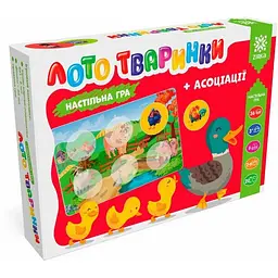Гра Zirka Лото тваринки + асоціації 128527
