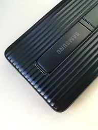 Оригінальний протиударний чохол для Samsung Galaxy S10 Protective Rugged Standing Cover Blue EF-RG973CBEGRU (G973) з підставкою - мініатюра 3