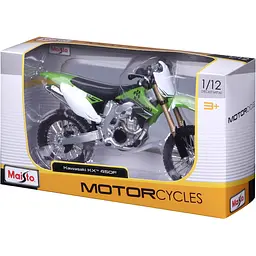 Мотоцикл іграшковий Maisto Kawasaki KX 450F в масштабі 1:12 (31101-08141) - мініатюра 11