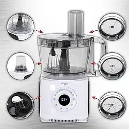 Кухонний комбайн Adler AD 4224 2000 Вт 12 функцій - мініатюра 4