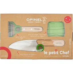 Набір ножів Opinel Le Petite Chef Green VRI Inox - мініатюра 5