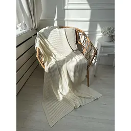 Плед Прованс COTTON молочний 120 х 200 см (039526) - мініатюра 7