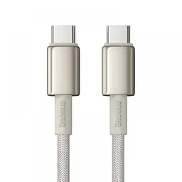Кабель Baseus USB-C to USB-C Gold 100W 1m (P10319800G21-00) - мініатюра 2