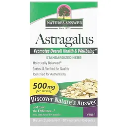 Астрагал Nature's Answer Astragalus 500 мг 60 капсул - мініатюра 2