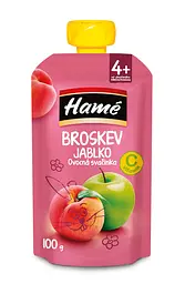 Пюре Hame Pouch Яблуко, персик, 100 г