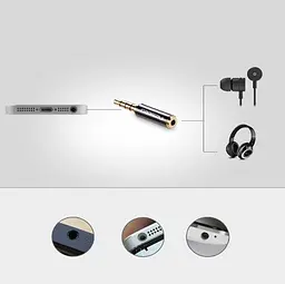 Адаптер UGREEN 3.5mm Male to 2.5mm Female Adapter (20502) - мініатюра 3