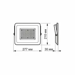 LED прожектор Videx F2e 100W 5000K (26332-000) - мініатюра 5