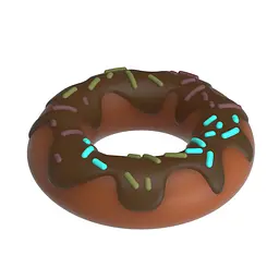Ерекційне кільце Pretty Love Choco Super Donut різнобарвне - мініатюра 4