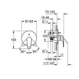 Змішувач Grohe Euroeco (32747001) - мініатюра 5