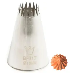Кондитерська насадка Martellato French Star 15 мм (BF 317)