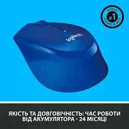 Мишка Logitech M330 Silent plus Blue (910-004910) - мініатюра 5