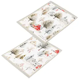 Набір кухонних рушників Home Line Зимове святкове містечко 40x60 см 2 шт. (190843) - мініатюра 2