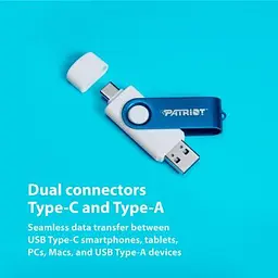 USB флеш накопичувач Patriot 64GB Xporter X550 USB 3.2/Type-C (PS64GX550AAD) - мініатюра 6