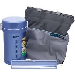 Набір для ланчу Zojirushi SL-NC09AA 0.81 л Blue (1678.03.59) [150459] - мініатюра 3