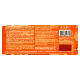 Шоколад Roshen білий пористий карамельний 80 г (797116) - мініатюра 2