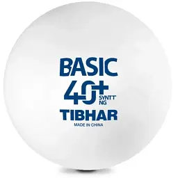 М'ячик для настільного тенісу Tibhar Basic 40+ SYNTT NG 6 шт. (85511200) (931890)