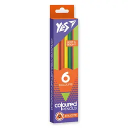 Олівці кольорові Yes Erudite, 6 кольорів