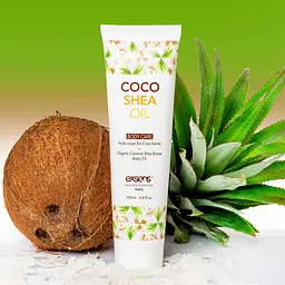 Органічна кокосова олія каріте (ши) для тіла Exsens Coco Shea Oil 100 мл - мініатюра 5