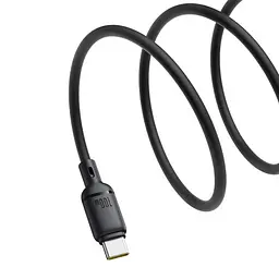 PD Кабель Baseus Silky Series Type-C to Type-C 100W 2m чорний P10377704113-01 - мініатюра 5