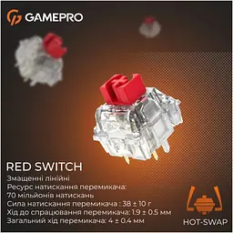 Клавіатура GamePro Genesis Silverlight MK126 USB UA Grey (MK126) - мініатюра 8