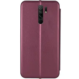 Шкіряний чохол-книжка Classy для Xiaomi Redmi 9 Бордовий - мініатюра 2