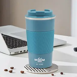 Термочашка МВМ My Home KP-28 M 510 мл синя (KP-28 M BLUE) - мініатюра 3