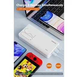 Портативний акумулятор Romoss 30000 mah Sense8+ (PHP30-401-02) білий - мініатюра 2