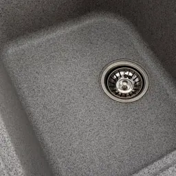 Кухонна мийка Platinum 7950 Equatoria гранітна глянцева з кріпленням 79x50 см сіра (000035795) - мініатюра 5